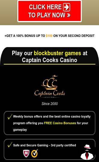 captain cooks casino nz
