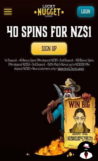 lucky nugget casino bonus nz