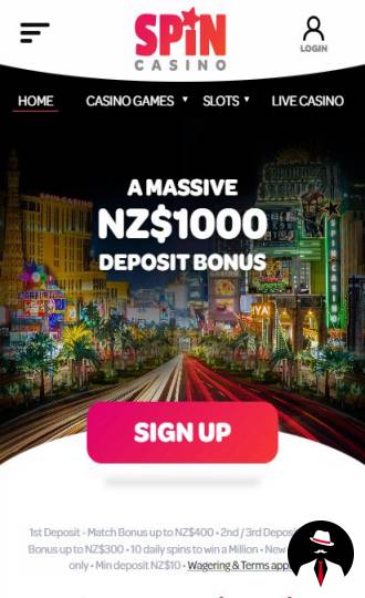 spin casino bonus nz