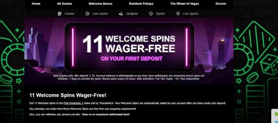 MrVegas Welcome Bonus