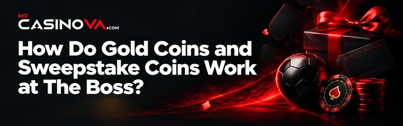 Learn more about How Gold Coins and Sweepstake Coins Work at The Boss on mrcasinova.com